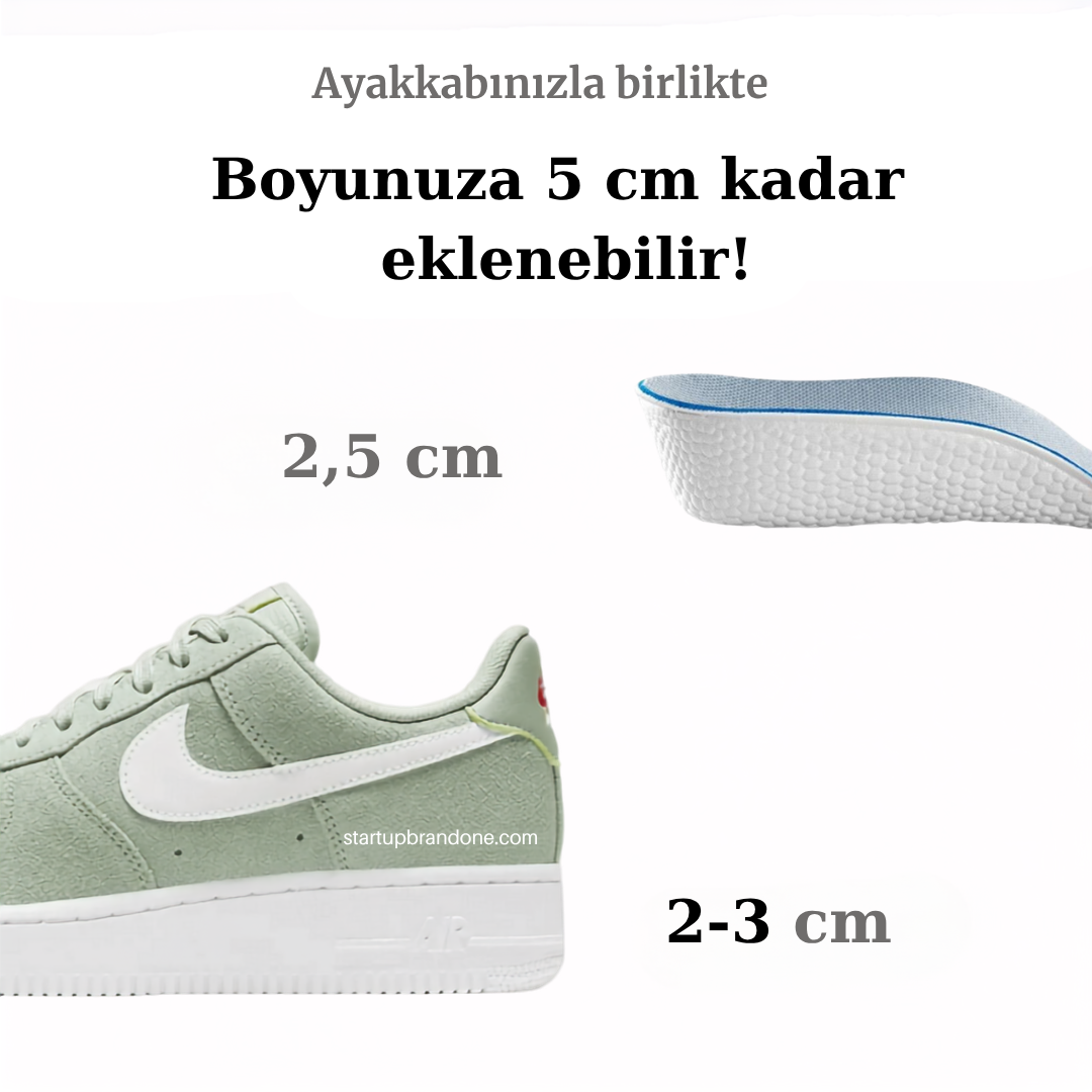 Ortopedik Boy Yükseltici Tabanlık (2.5 CM )