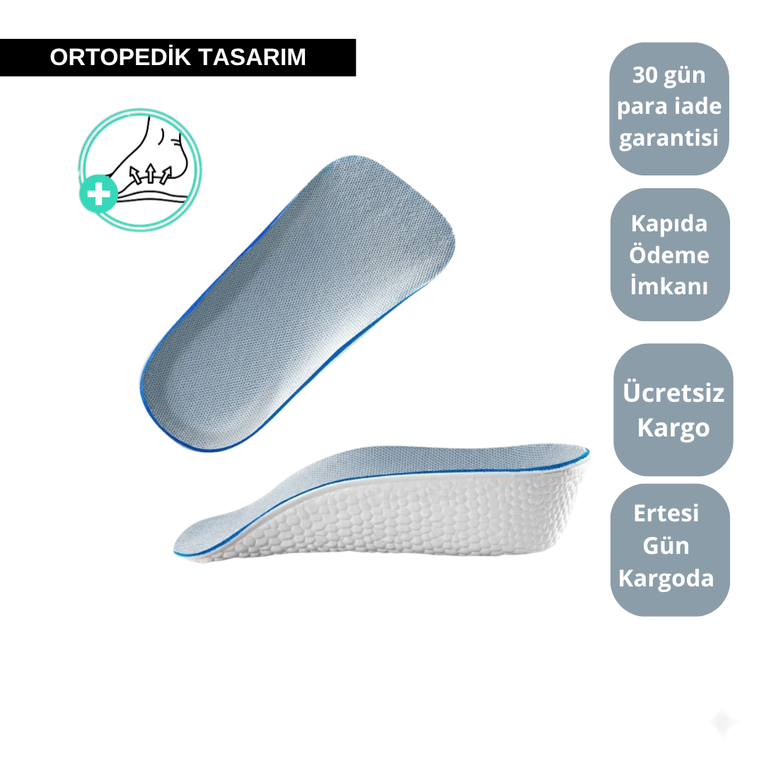 Ortopedik Boy Yükseltici Tabanlık (2.5 CM )